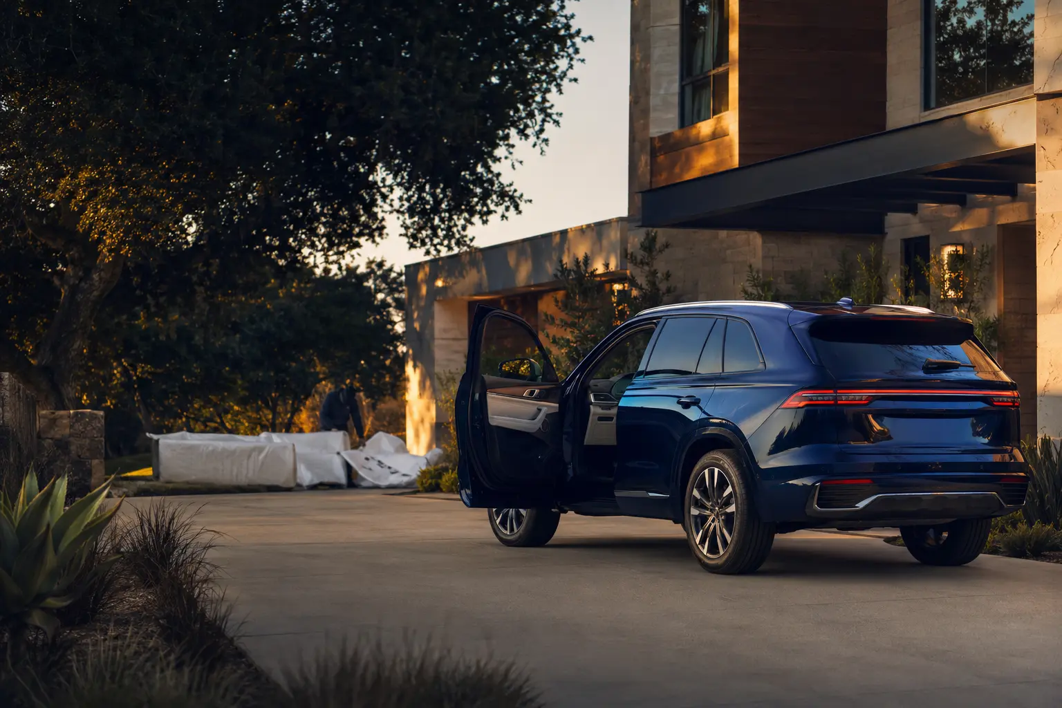 Premium SUV delivered to a client’s home